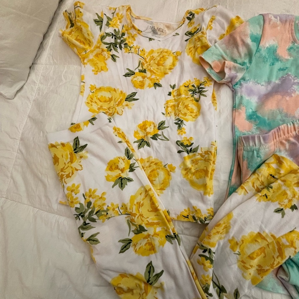 Lot of Girls Clothes Pajama Set Short Sleeves Bundle Kid Size 10 Large - Picture 7 of 10